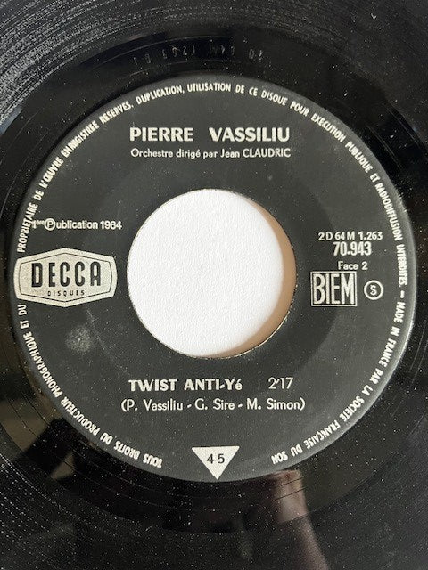 SP Pierre Vassiliu Alice - Twist Anti - Yé