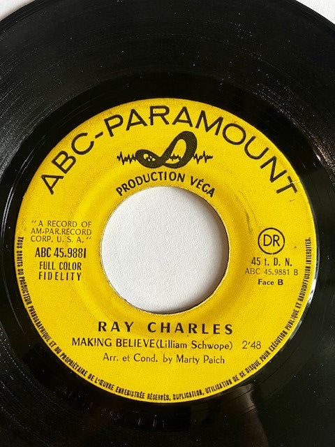 SP Ray Charles And His Orchestra - Busted / Making Believe