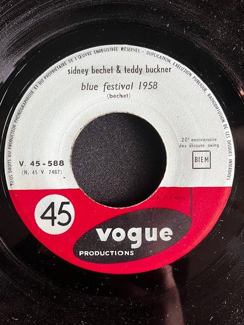 SP Sidney Bechet & Teddy Buckner - Bues Festival 1958 – Aubergines, Poivrons Et Sauce Tomate