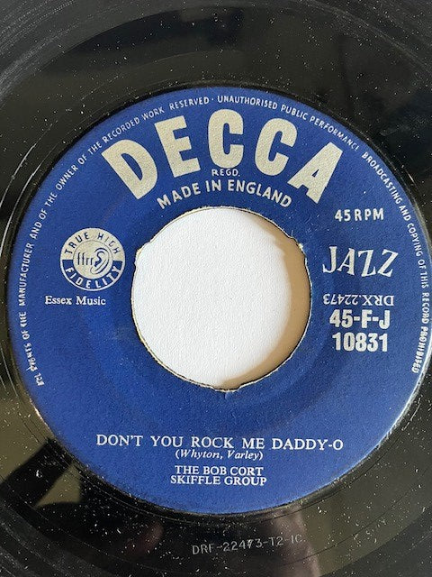 SP The Bob Cort Skiffle - It Takes A Worried Man To Sing A Worried Blues - Don’t You Rock Me Daddy-O 