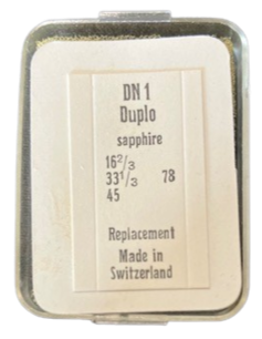 Saphir Dual DN1 Duplo 16 33 45 78 Tours  Needle