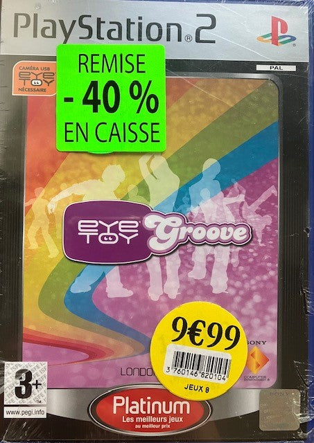 Jeu PS2 Eye Toy Groove Neuf Sous Blister