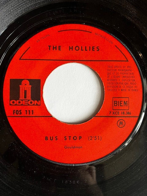 SP The Hollies – Bus Stop / Don't Run And Hide