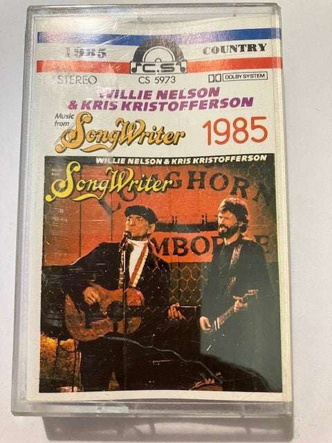 Cassette Audio Willie Nelson & Kris Kristofferson Music From Song Writer. 1985