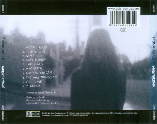 Cd Fiona Apple – When The Pawn