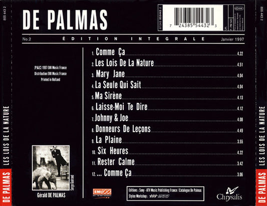 Cd De Palmas – Les Lois De La Nature