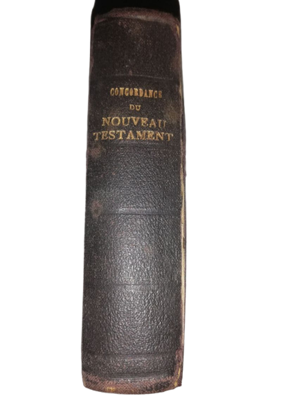 Livre, Rare 1855 Concordance nouveau testament watch tower Bible Jéhovah ?