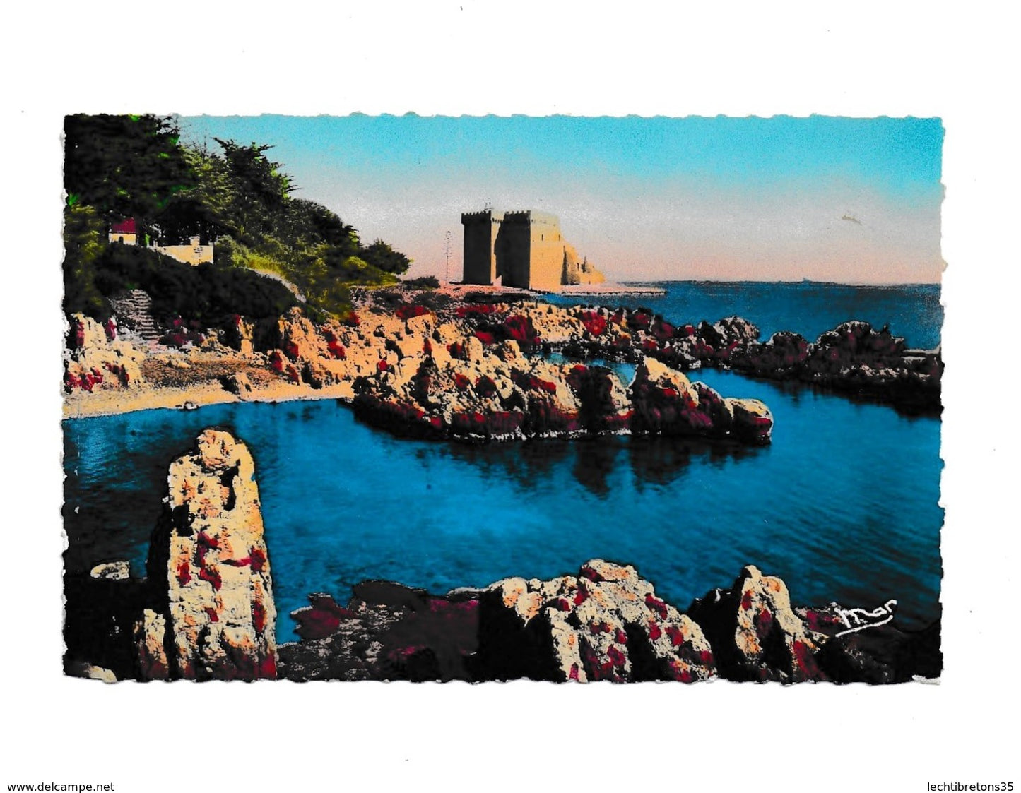 Carte postale - Restaurant Raimbault 2589 ÎLE STE MARGUERITE monastère île st honorat