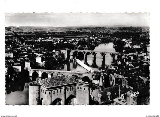 Carte postale - 11 albi vue panoramique tarn les ponts prise clocher basilique cécile