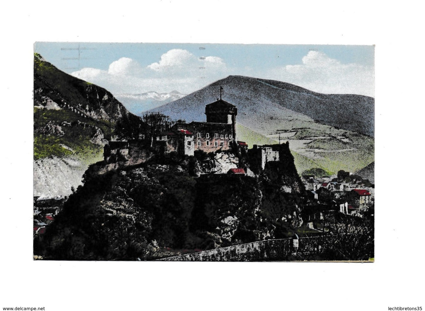 Carte postale - Lourdes 363 le château fort