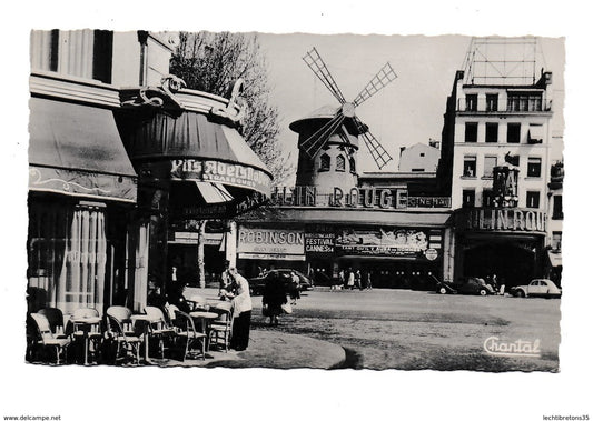 Carte postale - 71 le moulin rouge Robinson benny bennet tant qu'il y aura des hommes