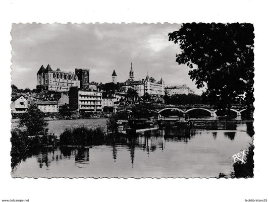 Carte postale - Pau 302 le gave et le château