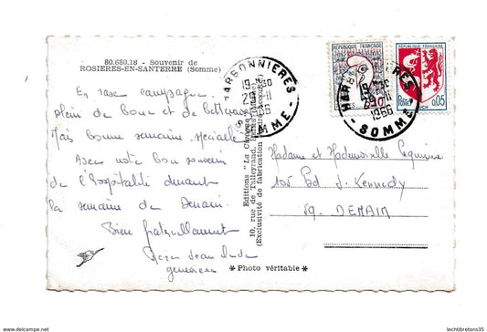 Carte postale - 80.680.18 rosieres en santerre 80 somme