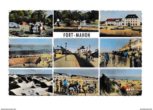 Carte postale - 1001 fort mahon plage somme 80