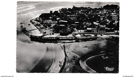 Carte postale - Le crotoy somme 291106 le port vue aérienne 80