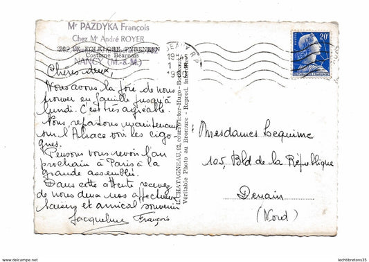 Carte postale - Folklore pyrénéen pazdyka François André royer