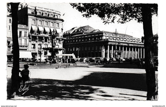 Carte postale - 192 bordeaux gironde grand théâtre allée de tourny elcé