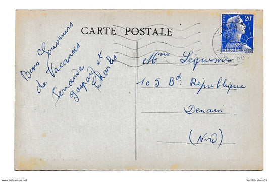 Carte postale - Le procureur la gare gallon combier macon phototypie