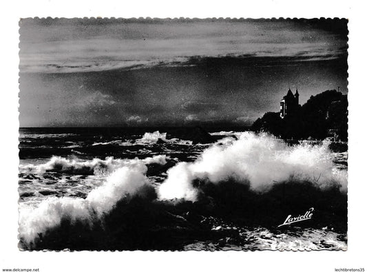 Carte postale - 1007 Biarritz vague équinoxe cotes des basques laricelle