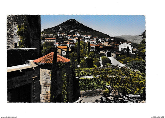 Carte postale - La napoule le mont san peyré jardins château