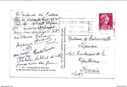 Carte postale - 191 toulouse la ville rose les écoles de l'armée de l'air