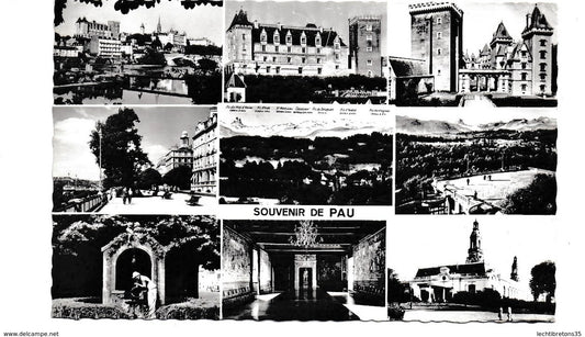 Carte postale - 1218 SOUVENIRS DE PAU