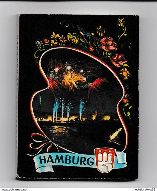 Carte postale - CARNET 11 CPA SOUVENIR HAMBURG HAMBOURG