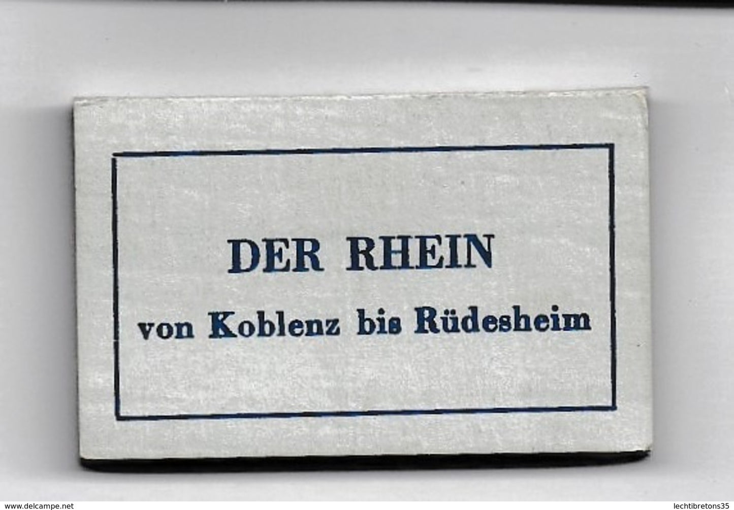 Carte postale - CARNET 12 CPA SOUVENIR DER RHEIN VON KOBLENZ BIS RUDESHEIM