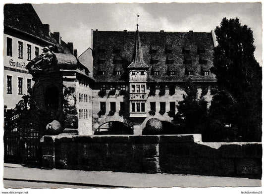 Carte postale - NURNBERG HI. GEIST SPITAL 5113