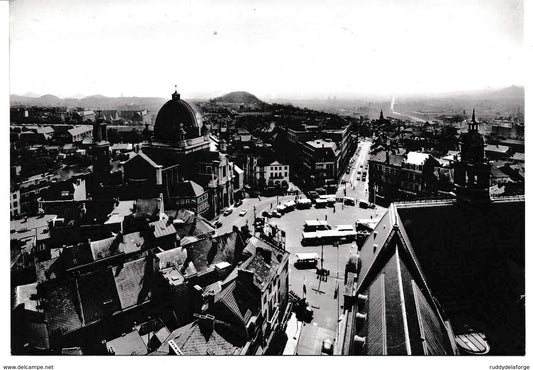 Carte postale - 16 CHARLEROI BASILIQUE ET PANORAMA