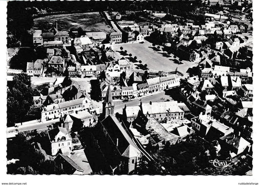 Carte postale - HIRSON AISNE VUE AÉRIENNE 9072 SQUARE