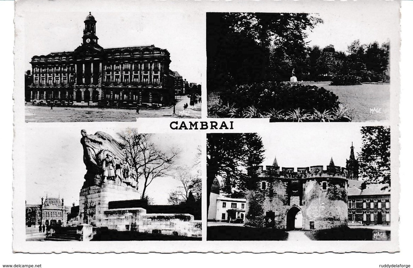 Carte postale - CAMBRAI NORD MULTI VUE 290