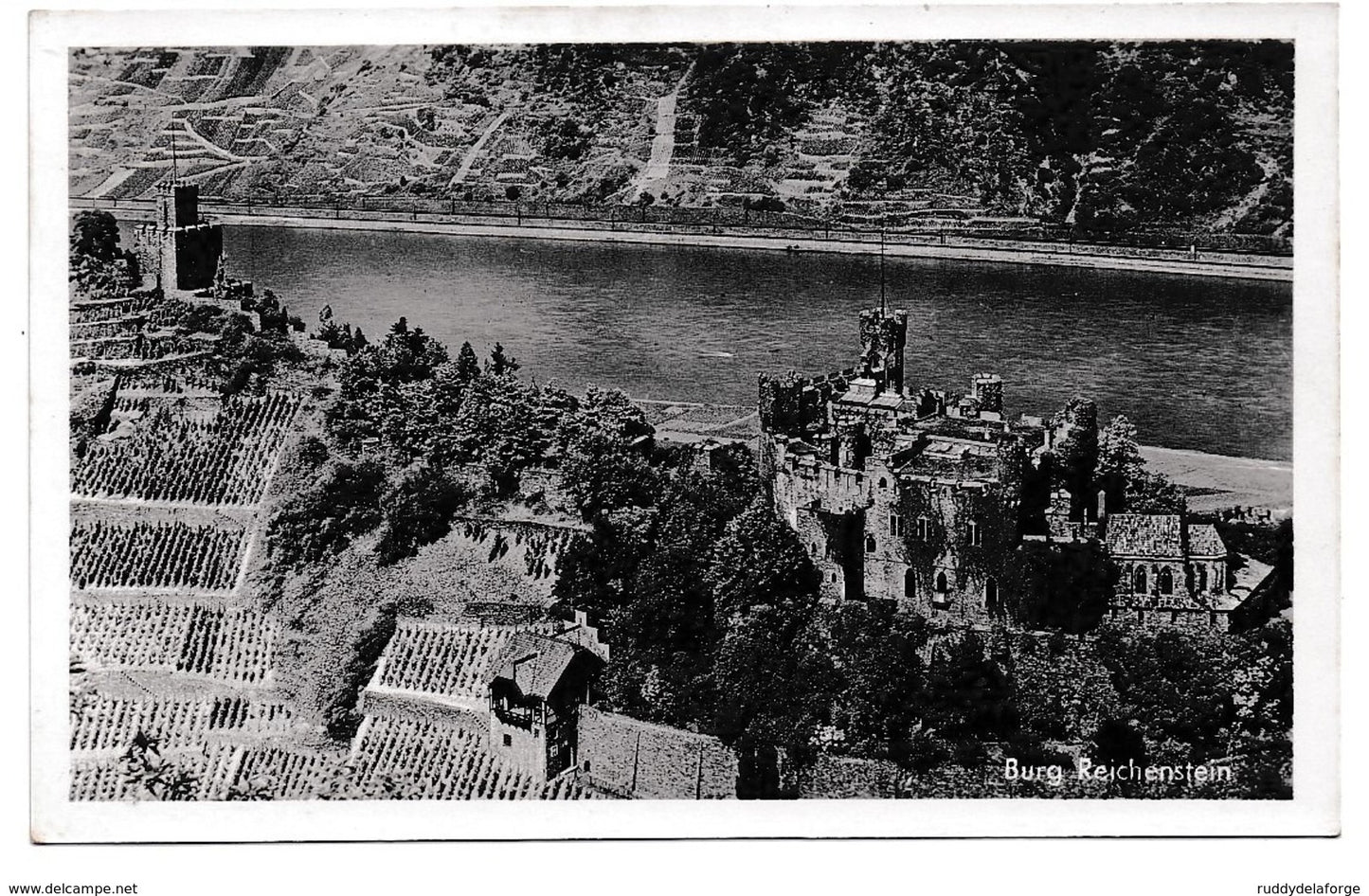 Carte postale - Burg Reichenstein nr 471 Le Château Reichenstein (allemand : Burg Reichenstein) est un château allemand rhin