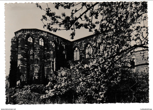 Carte postale - A.8 ABBAYE D'AULNE LE CŒUR DE L'EGLISE ET LA PARTIE SEPTENTRIONALE DU TRANSEPT VUE DU VERGER