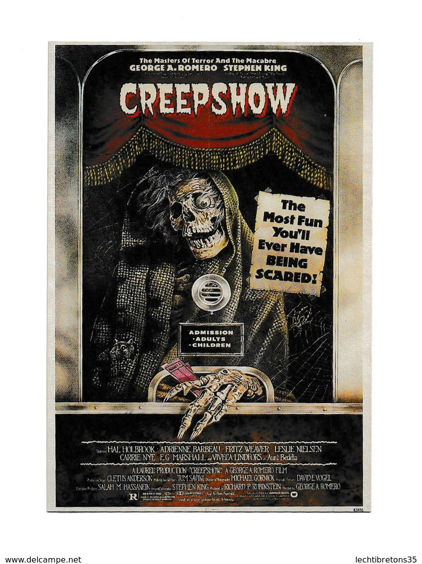 Carte postale - cinema / Film / affiche sur carte postale / Creepshow HUMOUR A LA CARTE