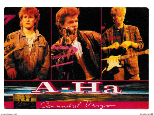 A HA A-HA AHA album scoundrel days PP 131