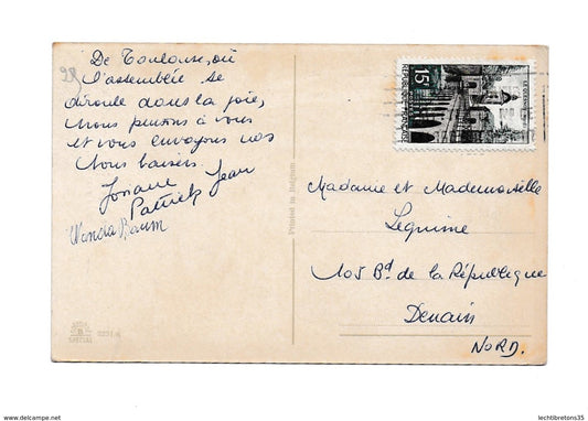 Carte postale - JÉHOVAH il me dirige près des eaux paisibles Ps. 23,3 bible