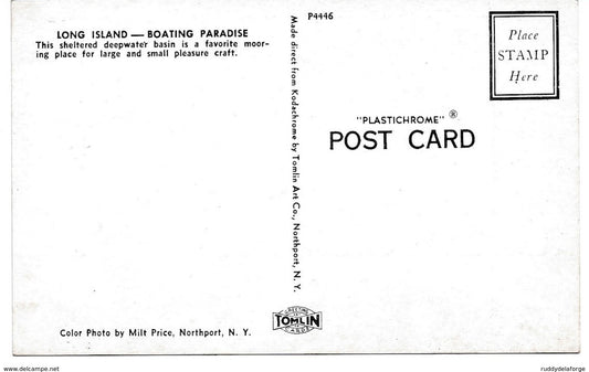 Carte postale - LONG ISLAND BOATING PARADISE