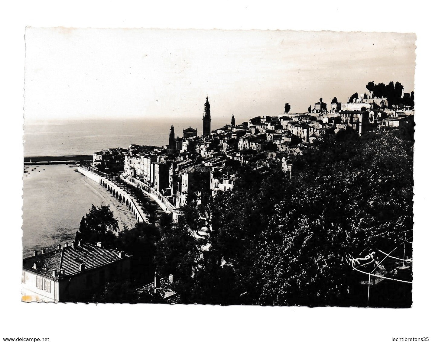 Carte postale - MENTON 846 VUE GÉNÉRAL COTE D'AZUR