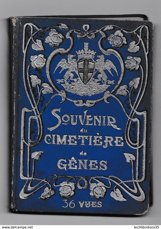 Carte postale - LIVRE Souvenir du Cimetière de Gênes