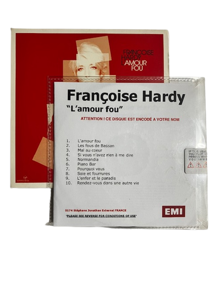 Cd Françoise Hardy - L'amour Fou