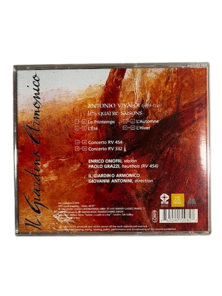 Cd Il Giardino Armonico Les Quatre Saisons Vivaldi