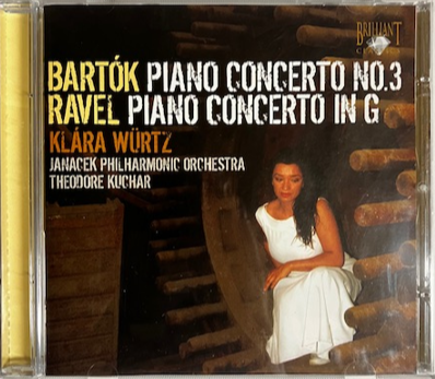 Cd Klara Wurtz Bartok Piano Concerto No° 3 Ravel Piano Concerto In G