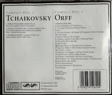 Cd Tchaikovsky & Orff